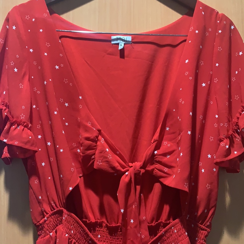 Tobi Star red romper size x-large - Picture 5 of 6